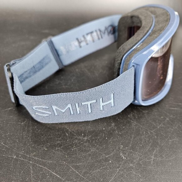 Smith Ski Snowboard Goggles Blue Frame ChromaPop Lens Adult Medium Anti-Fog Foam - Picture 3 of 9